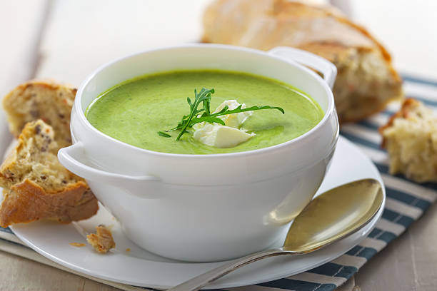 istock Bowl of cream soup 610872078