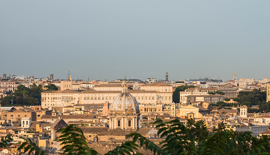 Quirinale as seen from Gianicolo, Rome, Italy