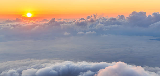 istock Sunrise a very misty morning 610874968