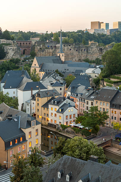 istock Luxembourg City night 610877116