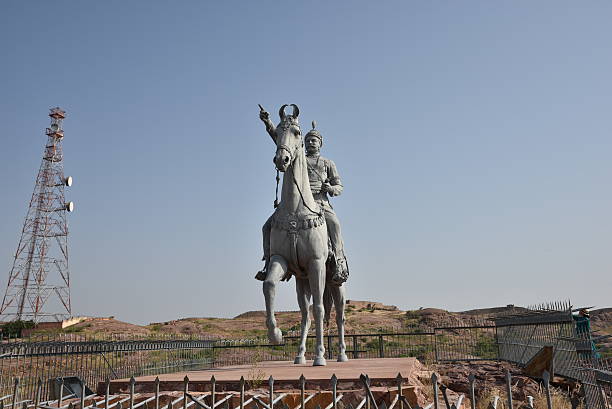 istock Rao Jodha Statue in Jodhpur 610877768