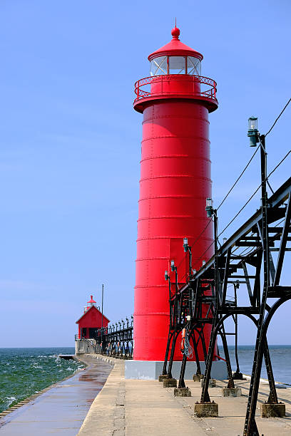 istock Grand Haven South Pierhead Inner Light, built in 1905 610881272