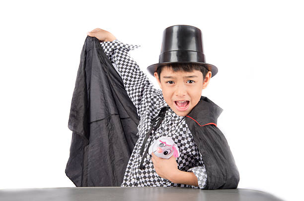 He is taking his magic very serious!
