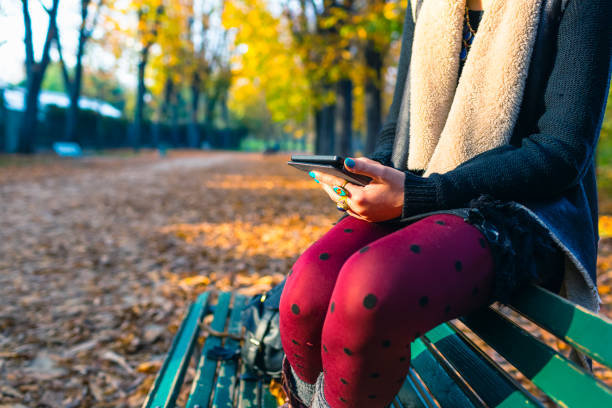 istock Woman reading ebook 610884086