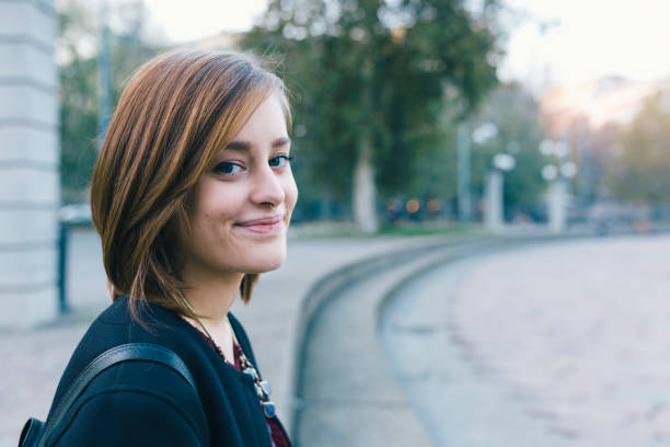 istock Portrait young woman 610884138
