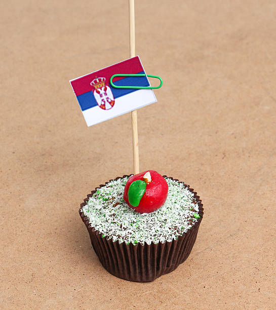 istock Flag of serbia 610944098
