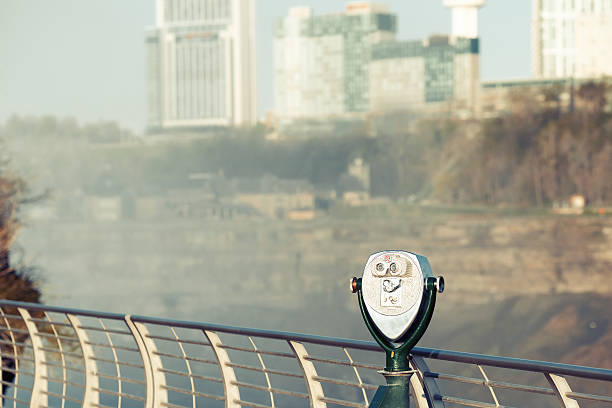 istock Tourist binoculars at Niagara Falls 610945162