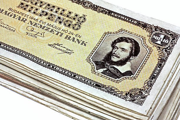 istock Old Hungarian one million pengo 610950210