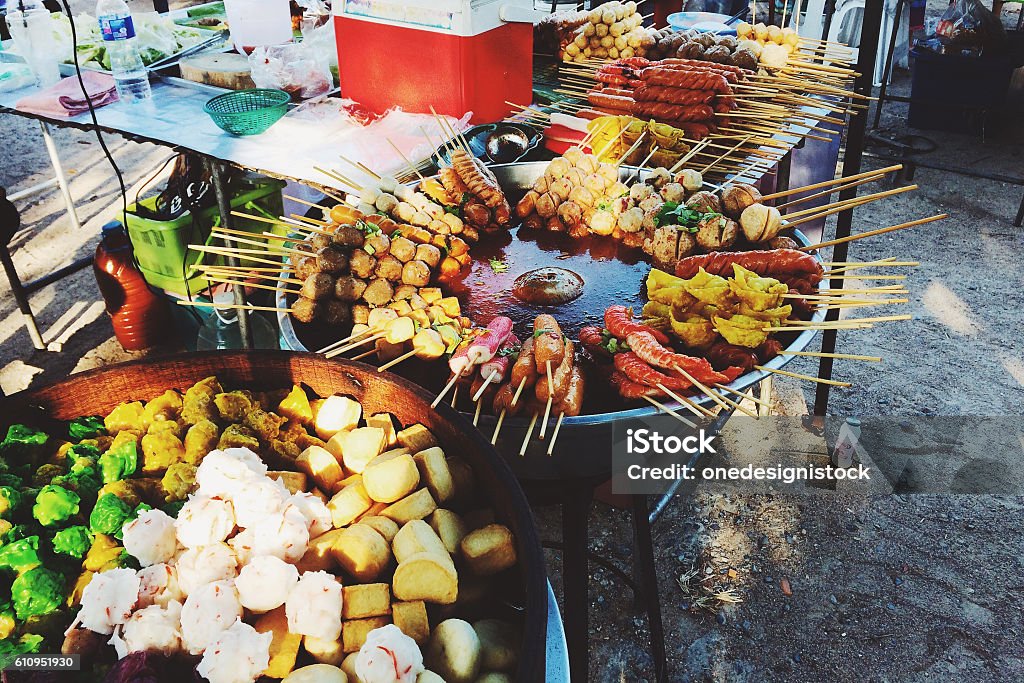 Thai food market Street Food Stock Photo