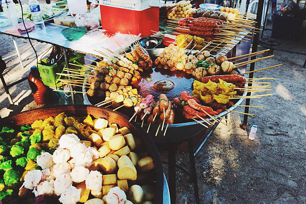 Thai food market Thai food market ratchaburi province stock pictures, royalty-free photos & images