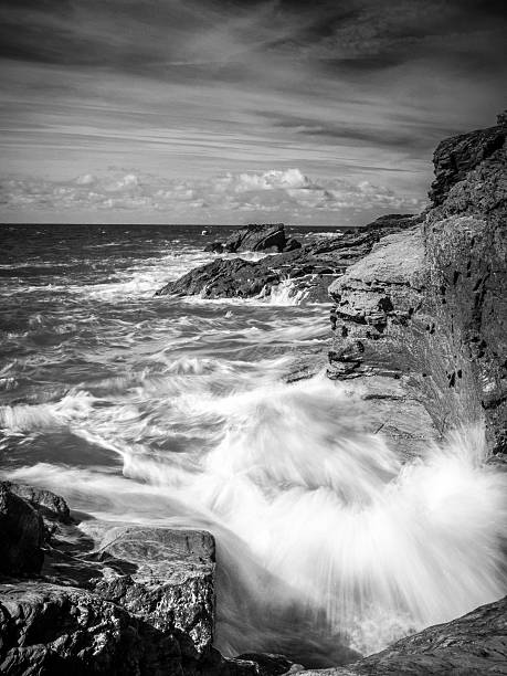 istock Long Exposure sea scape in Cornwall, UK 610952272