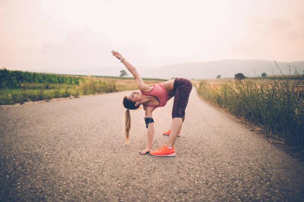 istock Stretching for healthy body 610955186
