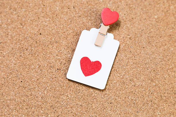 istock love card concept, cork board background 610957148