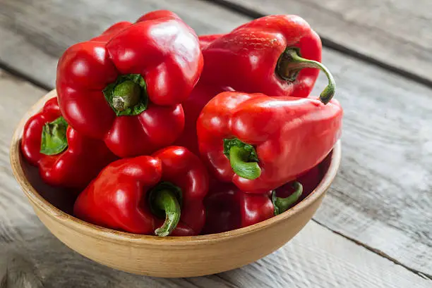 Photo of Red bell peppers