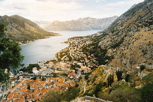 Cityscape of Kotor old town, Montenegro 