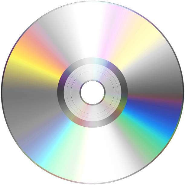 CD isolated on White CD dvd disk isolated on White background compact disc stock pictures, royalty-free photos & images