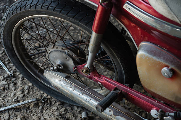 istock Technicians are repairing motorbike 610960694