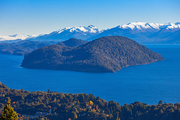 paisaje bariloche en argentina - bariloche lagos patagonia number 7 fotografías e imágenes de stock