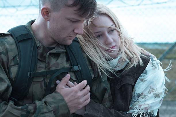 istock Cherishing last moments before a long time of difficult separation 610966042