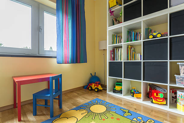 istock Child room full of colors 610966116