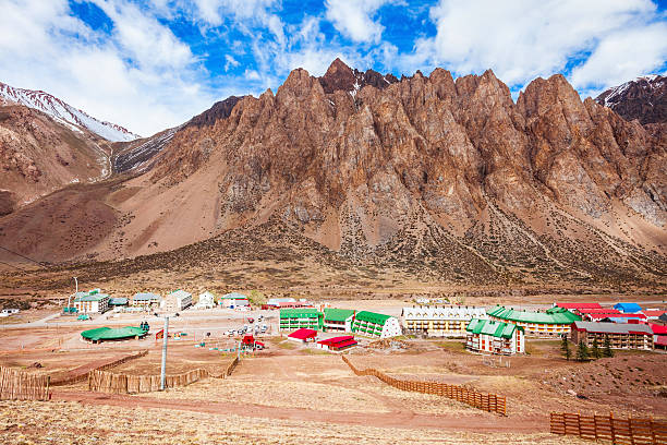istock Los Penitentes ski resort 610967616