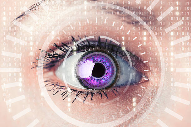 istock Modern cyber woman 610970458