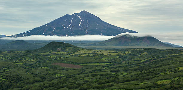 istock Ilyinsky Sopka - sleeping stratovolcano. South Kamchatka Nature Park. 610975118