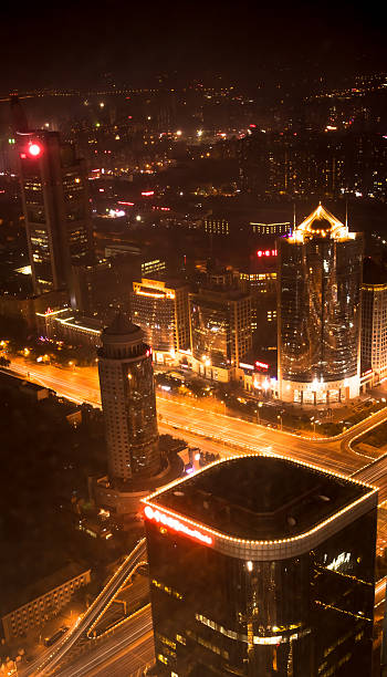 istock Night view of Beijing. 610975646