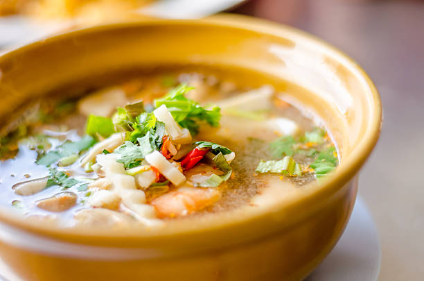 istock Spicy Soup with Shrimp (Tom Yum Goong) 610975712