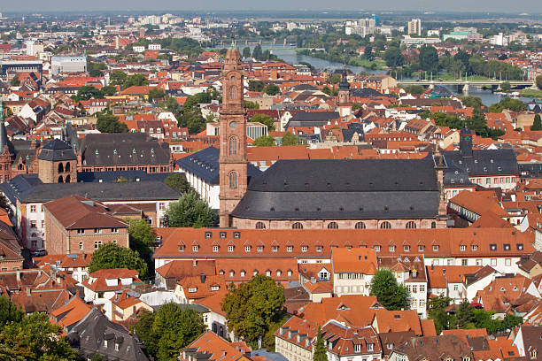 heidelberg center - kvan imagens e fotografias de stock