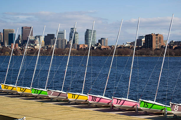 istock Sailboats and Boston 610976900
