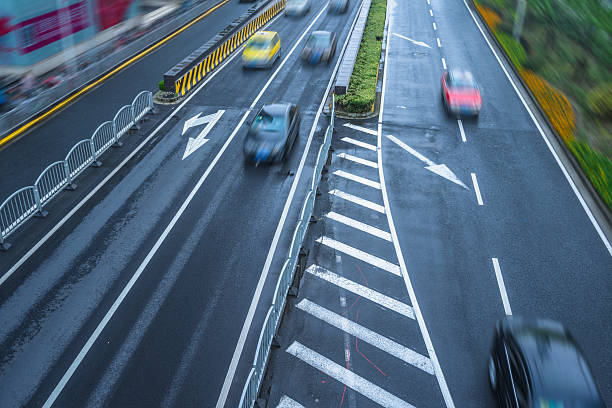 istock high angle view of city traffic 610981656