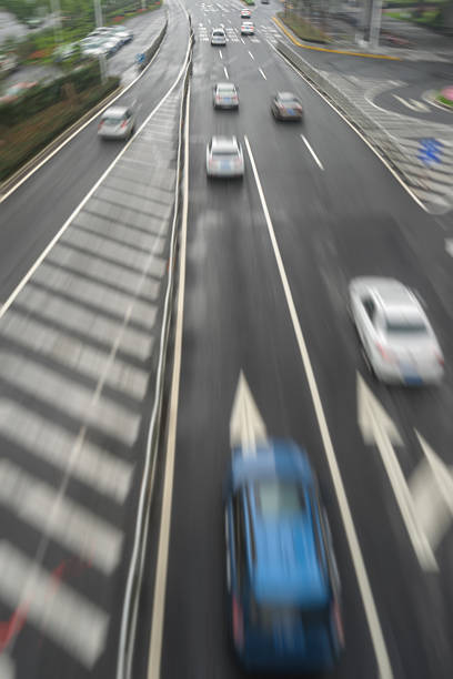 istock high angle view of city traffic 610981960