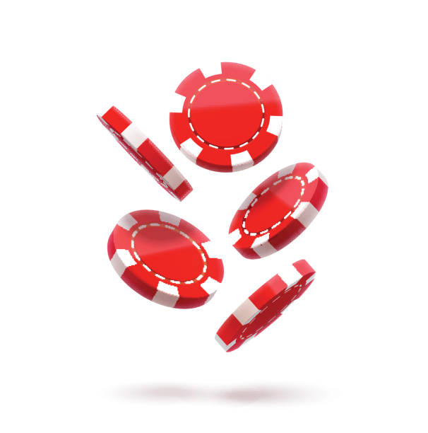 istock casino chips and cards isolated on white in air realistic 610985024