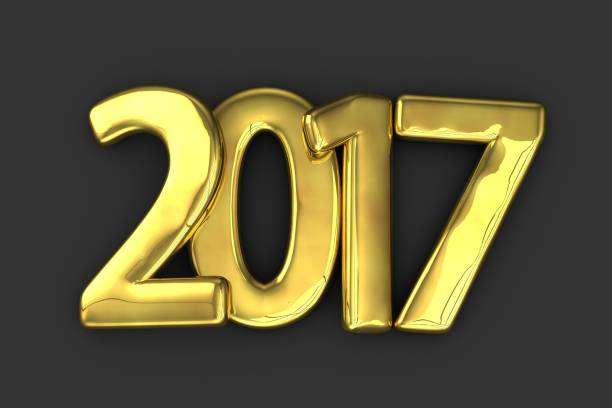 istock 2017 gold New year numbers background 610989878