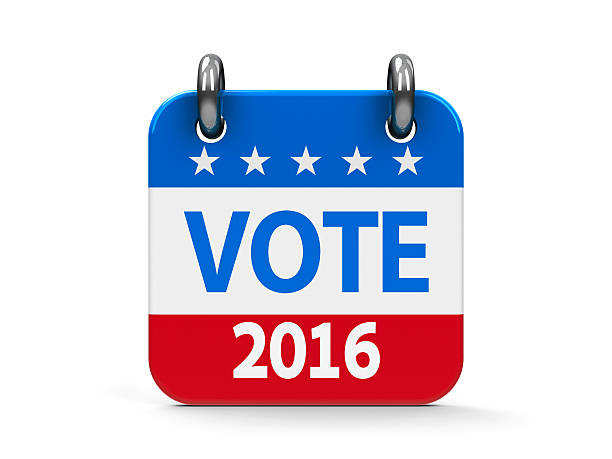 istock Vote election 2016 icon calendar 611064352