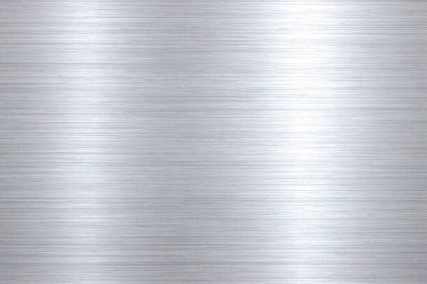 Brushed metal background Metal texture background can be used for design. With space for text. iron metal stock illustrations