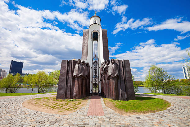 Island of Tears Chapel Island of Tears Chapel (Island of Courage and Sorrow) is a memorial dedicated to the Belarusian soldiers who died in Afghanistan in 1979-1989. Island of Tears is located in Minsk, Belarus. minsk stock pictures, royalty-free photos & images