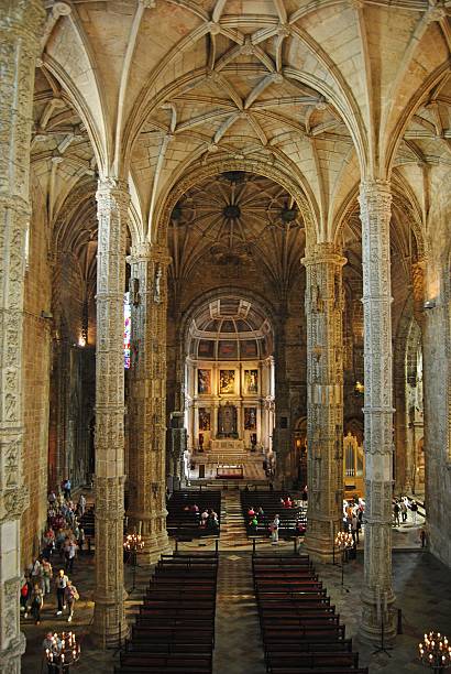 リスボンのモステイロ・ドス・ジェロニモス教会。 - artfull ストックフォトと画像