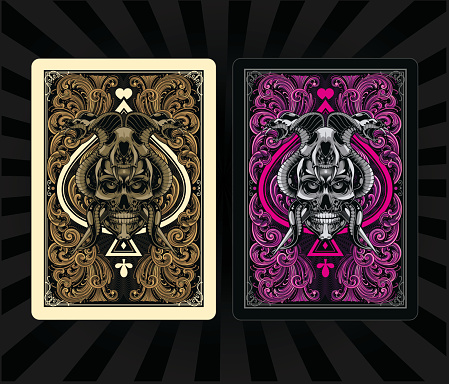 playing card back side 