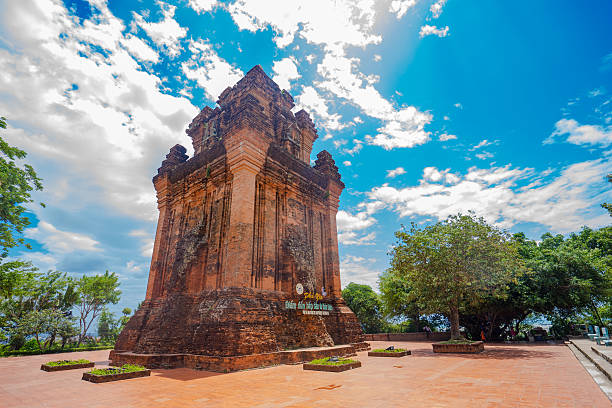 istock Cham tower - famous place of  central Viet Nam 611071244