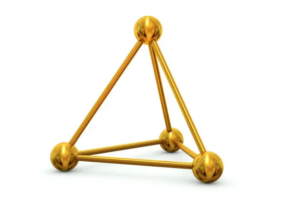 Photo of Sticks and beads pyramid