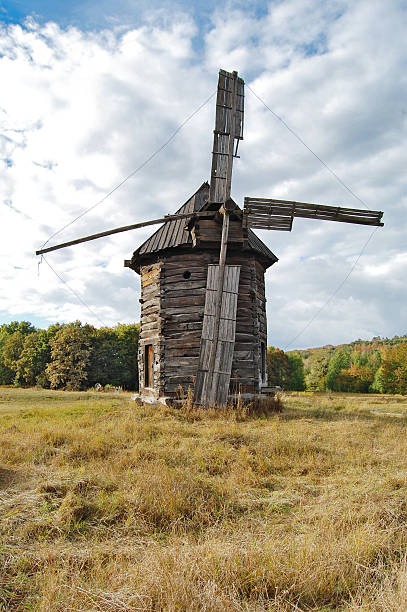 istock Flour mill, windmill, Ukraine, landscape 611078648