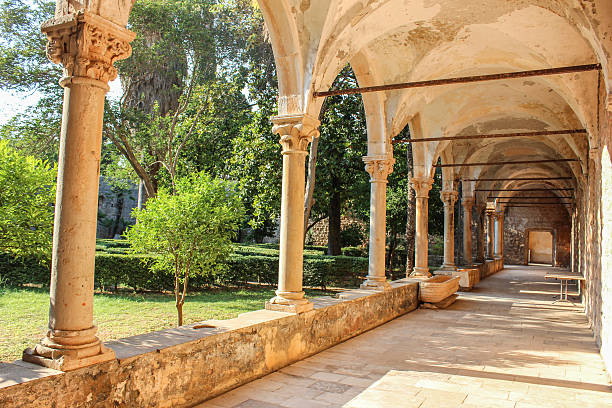 istock Benedictine monatstery on Island Lokrum 611082556