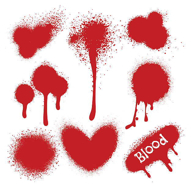 480+ Blood Splatter White Background Stock Illustrations, Royalty-Free