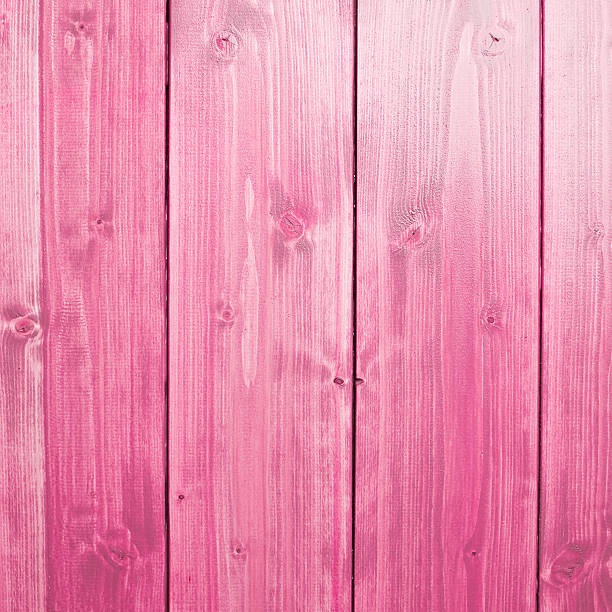 istock Paint coated wooden pine boards 611089644