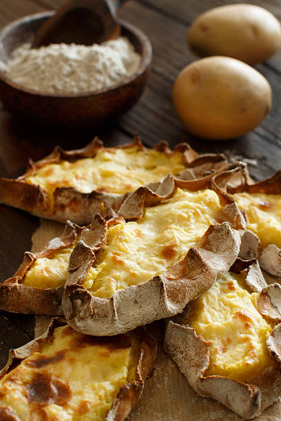 istock Traditional karelian pasties with potatoes 611092628