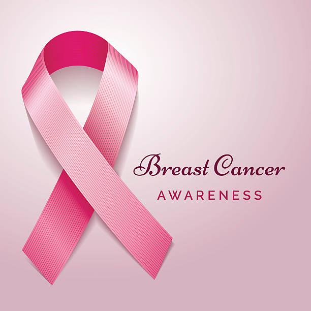 乳がん啓発ポスター - breast cancer women breast cancer awareness ribbon pink点のイラスト素材／クリップアート素材／マンガ素材／アイコン素材