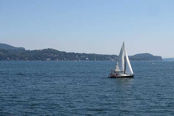 istock Boat in lake Maggiore 611102112
