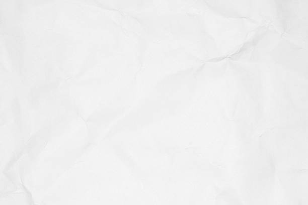istock Crumpled white paper texture or white paper background for design. 611105314